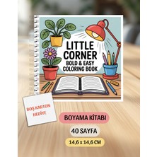 Boyama Kitabı, Köşeli Tatlı Ev, Coloring Book Boyama KŞ00018