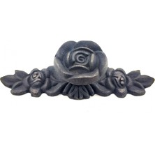 LTG Nova Lounge Antika Tarz Dekoratif Pirinç Gül Düğme - 30X100 Mm, Oksit