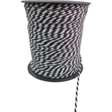 Bileklik Ipi, Hediye Paketleme Ipi, Şans, Bereket, Aşk, Şifa, Güç 10 mm Pamuk  10 Metre Lacivert