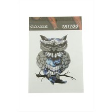 Bijuteri Net Baykuş Tattoo Dövme Sticker