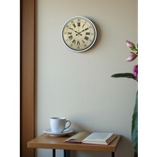 Buffer Zentime 36 cm Beyaz Dekoratif Duvar Saati