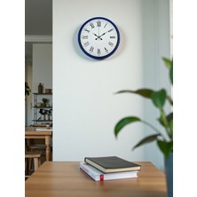 Buffer Zentime 36 cm Lacivert Dekoratif Duvar Saati