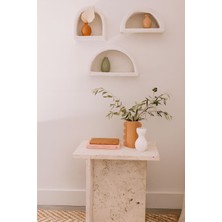 MarmoLive Doğal Traverten Sehpa