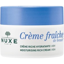 Nuxe Creme Fraiche De Kuru Ciltleri Yağlı Bir His Bırakmadan 48 Saat Nemlendirici Yoğun Bakım Kremi 50 ml