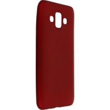 Eco Port Samsung Galaxy J7 Duo Kılıf First Silikon - Bordo