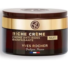 Yves Rocher Kırışıklık Görünümü Hafifletici Cilt Besleyici ve Yenileyici Gece Kremi 50ML