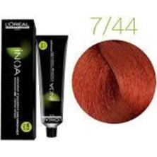İnoa 7.44 Kumral Yoğun Bakır Amonyaksız Kalıcı Saç Boyası 60 ml
