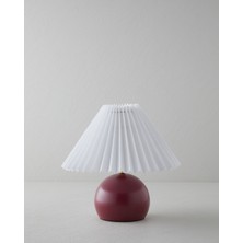 English Home Kalida Metal Abajur 24 cm Bordo