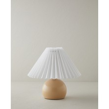 English Home Kalida Metal Abajur 24 cm Bej