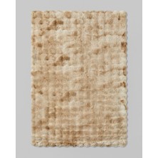 English Home Terra Pelüş Halı 120x180 cm Bej Yıkanabilir Özellikli Modern Halı