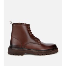 Hotiç 02BOH312250A480 ERKEK Deri Kahverengi Fermuarlı Kalın Tabanlı Casual Bot