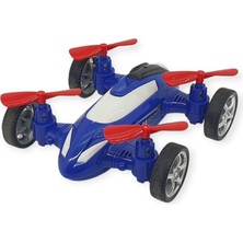 Getittir Sürtmeli Drone Araba Hareketli Pervane - Mavi (Lisinya)
