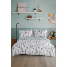Uçkan Home Mint Yeşili Çift Kişilik Fırfırlı Nevresim Seti