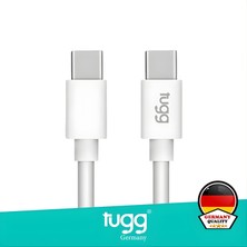 Tugg Germany Şarj Kablosu ve Veri Aktarımı Ultra Hızlı 60W 1 mt Type-C + Type-C 104629
