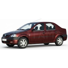 Fams Otomotiv Dacia Logan Mcv Krom Cam Çıtası 4 Parça 2013> Paslanmaz Çelik