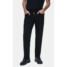 Little Big Ltb Danelo Düz Paça Orta Bel Siyah Jean Pantolon