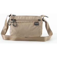 Sanmorris Kadın 4 Bölmeli  Suya Dayanıklı Paraşüt Kumaş Ayarlanabilir Çapraz Askılı Çanta