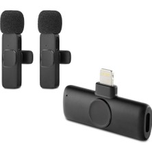 Skygo Kablosuz Çift Mikrofon Lıghtnıng Siyah HDX2786