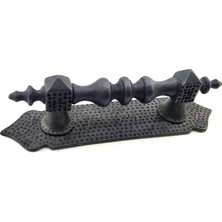 Skygo Antika Tarz Dekoratif Pirinç Ağır Kapı Çekme Kolu - 280X65 Mm, Oksit