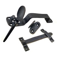 Skygo Antika Tarz Dekoratif Pirinç Şipşak Kapı Kolu - Oksit