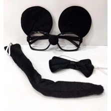 Skygo Mickey Mouse Gözlüğü Papyonu Kuyruğu Seti