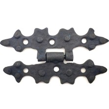 Skygo Antika Tarz Dekoratif Pirinç Yıldız Menteşe - 84X44 Mm, Oksit