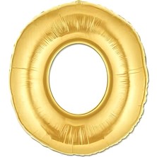 Skygo O Harf Folyo Balon Altın Renk  40 Inç