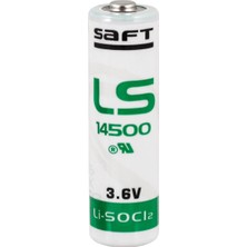 Skygo Saft Ls 14500 3.6V  Aa Size Lithium Pil Li-Socı2