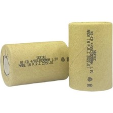 Skygo 1.2V Ni-Cd  4/5 Sc 1000 Mah Kağıt Şarjlı Pil 3c Başsız/flat Head