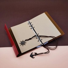 Skygo Deri Pusula Tasarımlı Defter