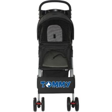 Sptrns Tommy Evcil Hayvan Arabası Siyah 80.5*45.5*101 Max 15KG