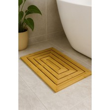 Vichy Vıchy Doğal Bambu Banyo Paspası – Şık, Dayanıklı ve Kaymaz Tasarım BR-6701 60X40 X6