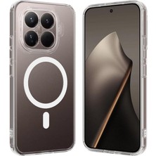 Adige Xiaomi 15T Pro Kılıf Embos Sert Mika Magsafe Özellikli Sararma Yapmaz