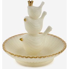 Chiara Alessi Beyaz Poliresin Dekoratif Obje 16,2X16,2X15,5 cm