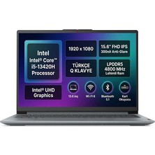 Lenovo Ideapad Slim 3 Intel Core I5 13420H 8-Gbddr5 1 Tbssd  Windows 11 Pro 15.6" Fhd Taşınabilir Bilgisayar 83EM00C7TRAT15