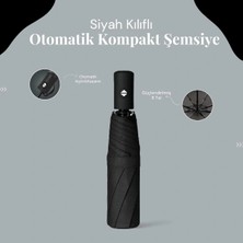 Epilons Siyah Kılıflı Otomatik Kompakt Şemsiye