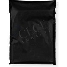 Cece Ambalaj Siyah-Şeffaf Cepsiz Kargo Poşeti 24X30 cm 300 Adet E-Ticaret Poşeti | Yapışkan Bantlı Kargo Zarfı