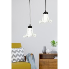 Begüsa Senta 2.li Avize Siyah No:09