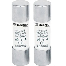 Deerco Silindirik Dc Sigorta Yuvası