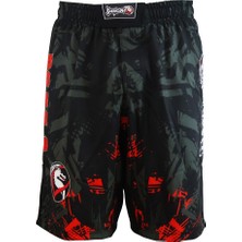 Dragondo M01 Red Maze Mma Şortu Antrenman Şortu