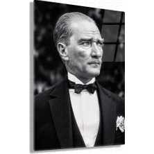 Sevgili Cam Gazi – Mustafa Kemal Atatürk – Ata Sözü Cam Tablo