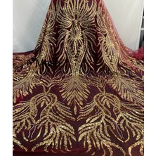 Dantelistan Dt 3621.02 Bordo-Gold