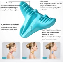 Hayat Store Boyun ve Omuz Gevşetici, Servikal Traksiyon Cihazı Akupunktur Boyun Omuz Sırt Desteği Masaj Yastığı, Boyun Sedye Masajı ( Lisinya )