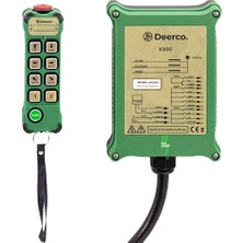 Deerco 24-264V Ac/dc Tek Hız 6 Yön Uzaktan Vinç Kumandası K800ACDC