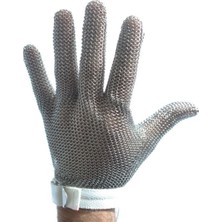 dm dikişmarket Çelik Eldiven Koruyucu Çelik Eldiven /kasap Eldiveni Kesilmez Çelik Eldiven Paslanmaz Metal