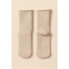 Çocuk Içi Havlu Soket Çorap Bej