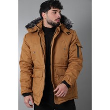 Stil Kombin Içi Kürklü Kaban/mont Bl 1506