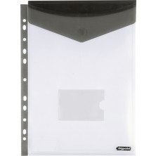 Bigpoint 11 Delikli Dik Cırtlı Dosya A4 Dumanlı 12'li Poşet