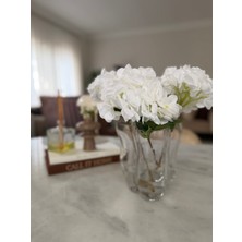 Rose Garden Decor 1 Kalite Yapay Ortanca Çiçeği Tek Dal