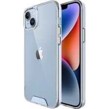 Bix iPhone 13 / 14 Nebula Aqua Transparan Ultra Şeffaf Kılıf Çizilmeye Dayanıklı Tam Kapsamlı Koruma